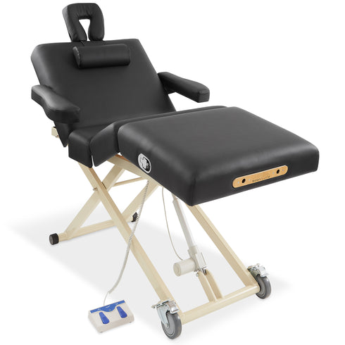 Professional 4-Section Electric Li-ft Massage Table with Accessories